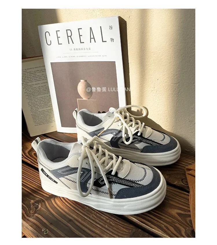Advbridge Korean Spring New Sports Women's Sneakers Casual Platform Flat Daddy White Shoes Vulcanize Running Fashion Tennis Basket