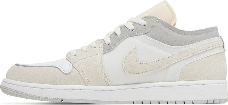 Air Jordan 1 Low SE Craft Inside Out Sneakers, White