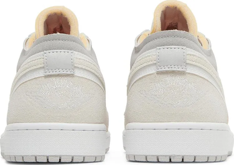 Air Jordan 1 Low SE Craft Inside Out Sneakers, White