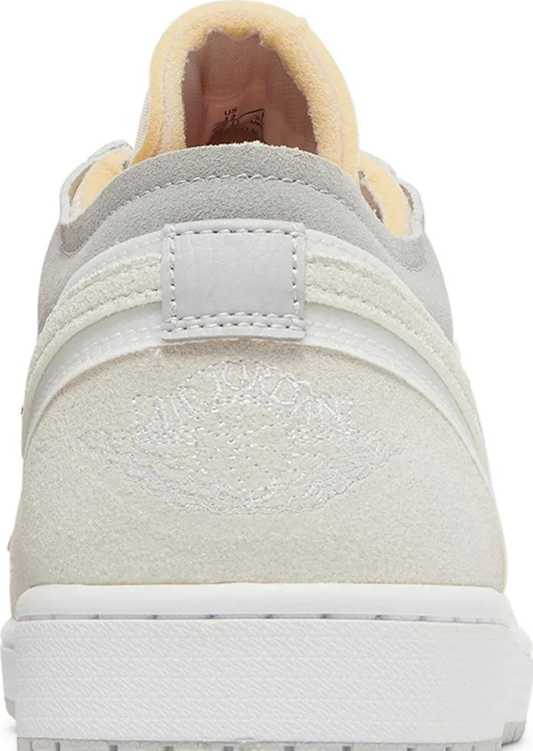 Air Jordan 1 Low SE Craft Inside Out Sneakers, White