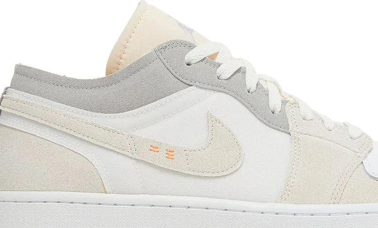 Air Jordan 1 Low SE Craft Inside Out Sneakers, White