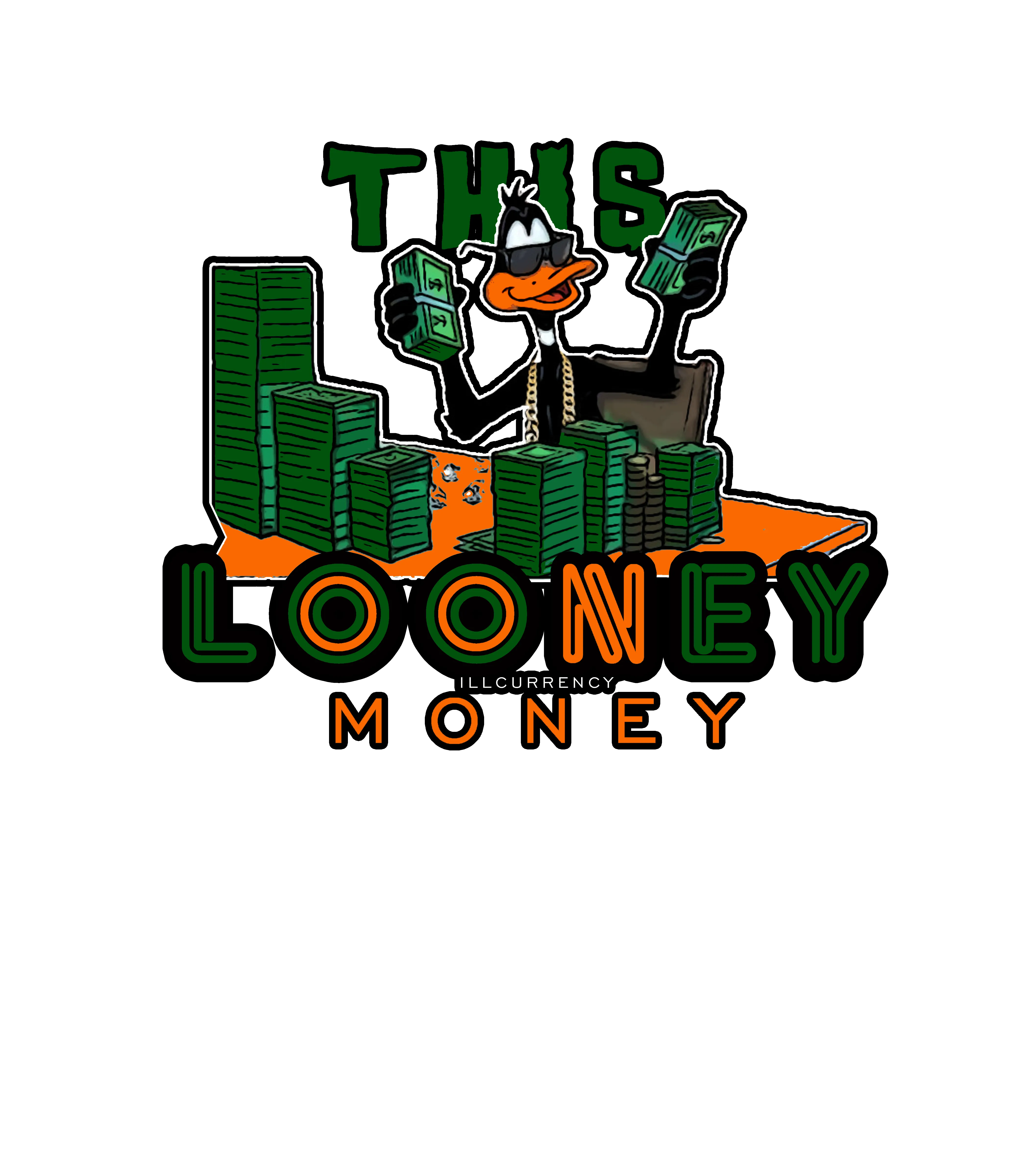 Air Jordan 5 GS Miami Hurricanes White T-Shirt (Looney Money)| illcurrency