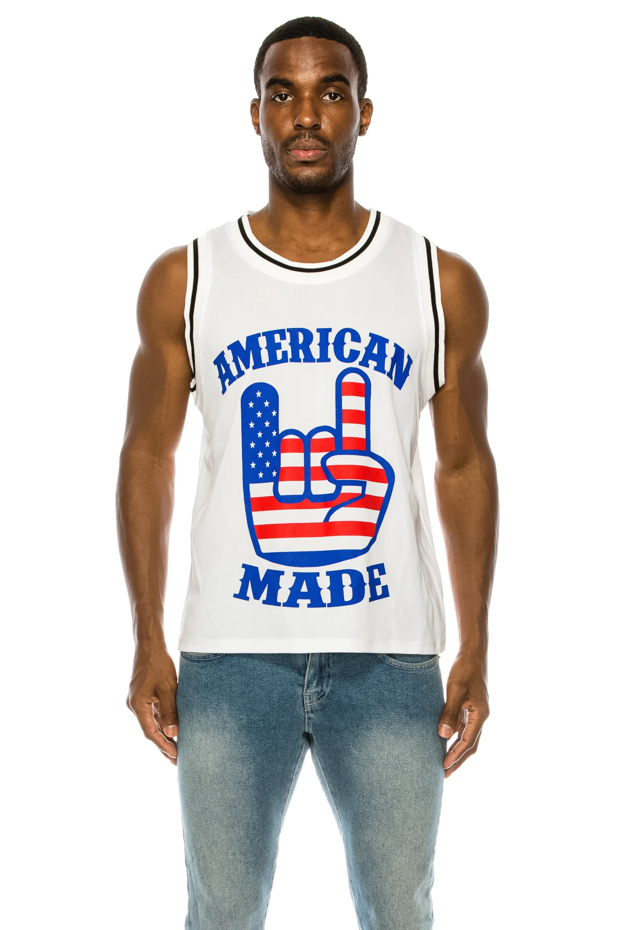AMERICAN MADE BASKETBALL STYLE JERSEY