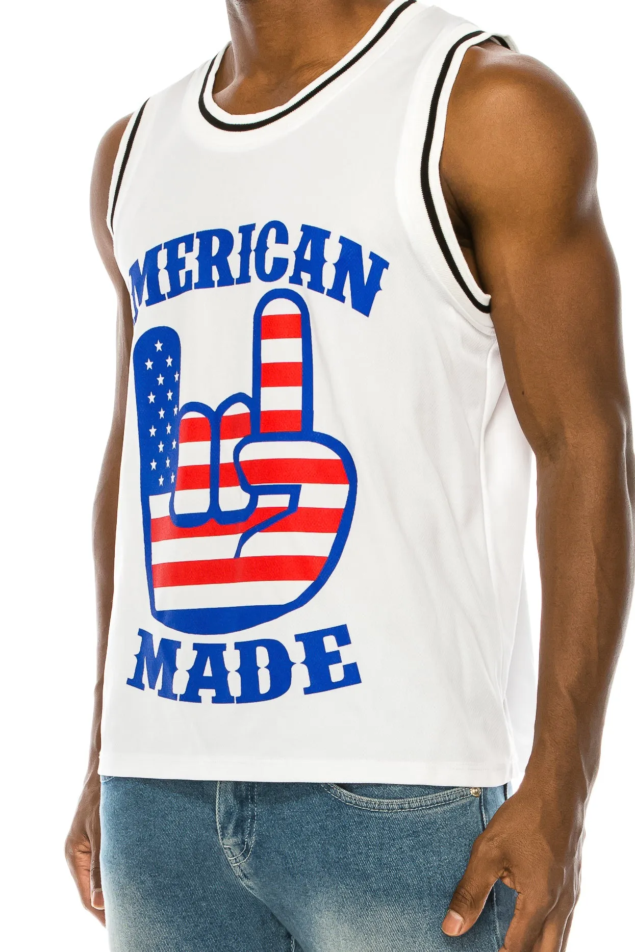 AMERICAN MADE BASKETBALL STYLE JERSEY
