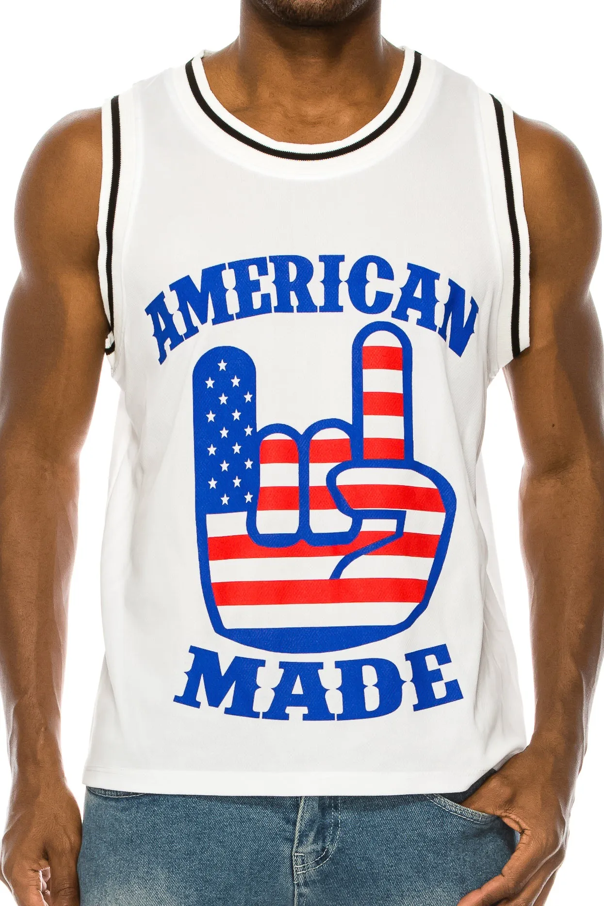 AMERICAN MADE BASKETBALL STYLE JERSEY