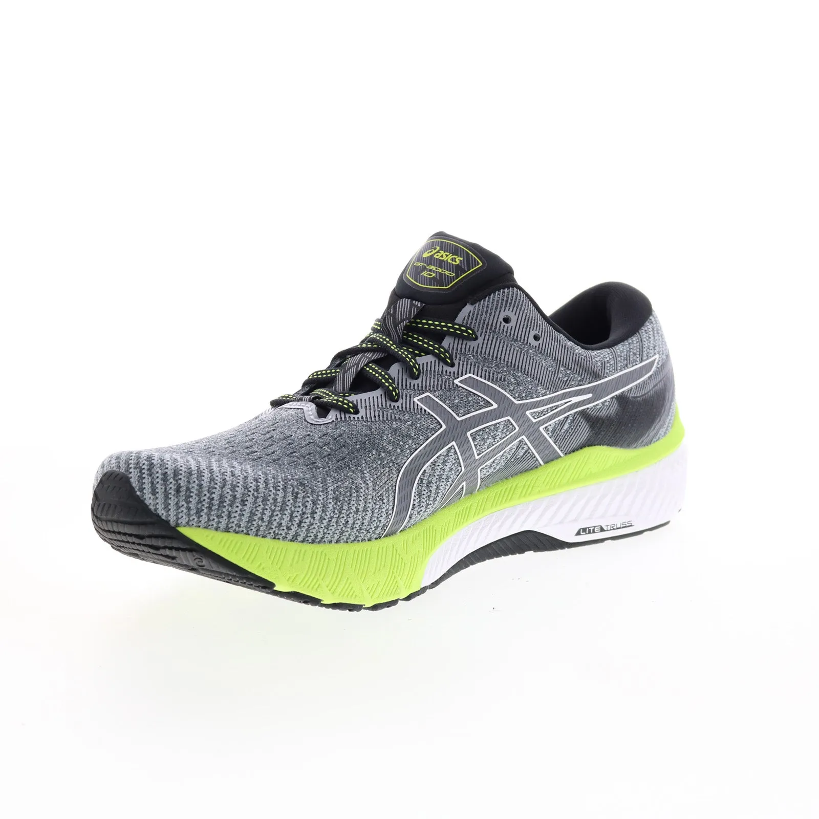 Asics GT-2000 10 1011B186-023 Mens Gray Leather Wide Athletic Running Shoes