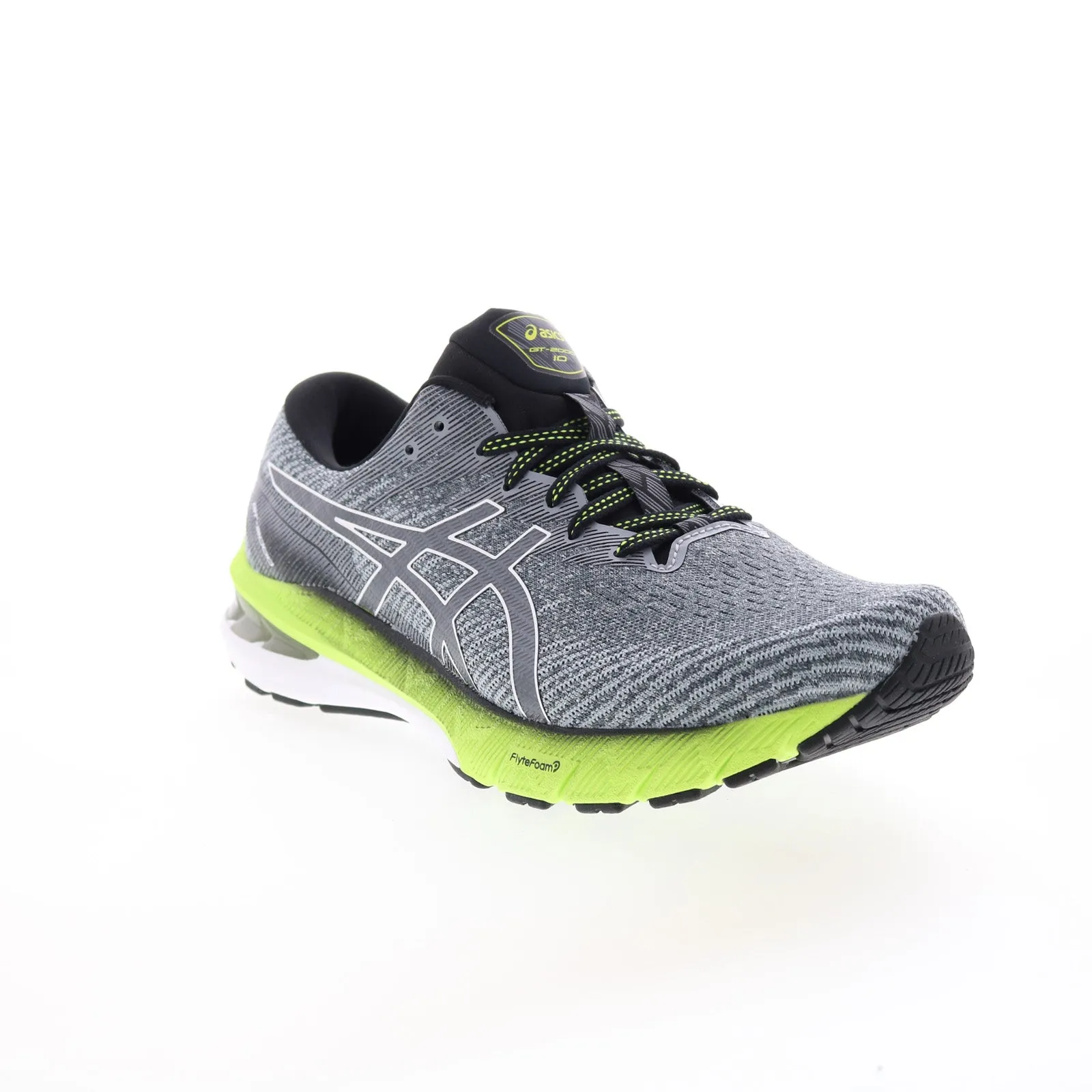 Asics GT-2000 10 1011B186-023 Mens Gray Leather Wide Athletic Running Shoes