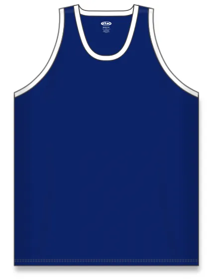 Athletic Knit (AK) B1325L-216 Ladies Navy/White League Basketball Jersey