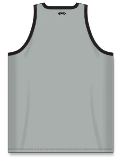 Athletic Knit (AK) B1325L-822 Ladies Grey/Black League Basketball Jersey