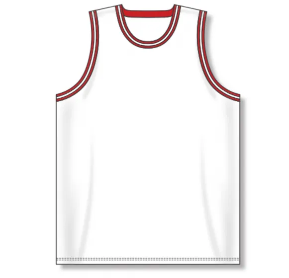 Athletic Knit (AK) B1710A-415 Adult Chicago Bulls White Pro Basketball Jersey