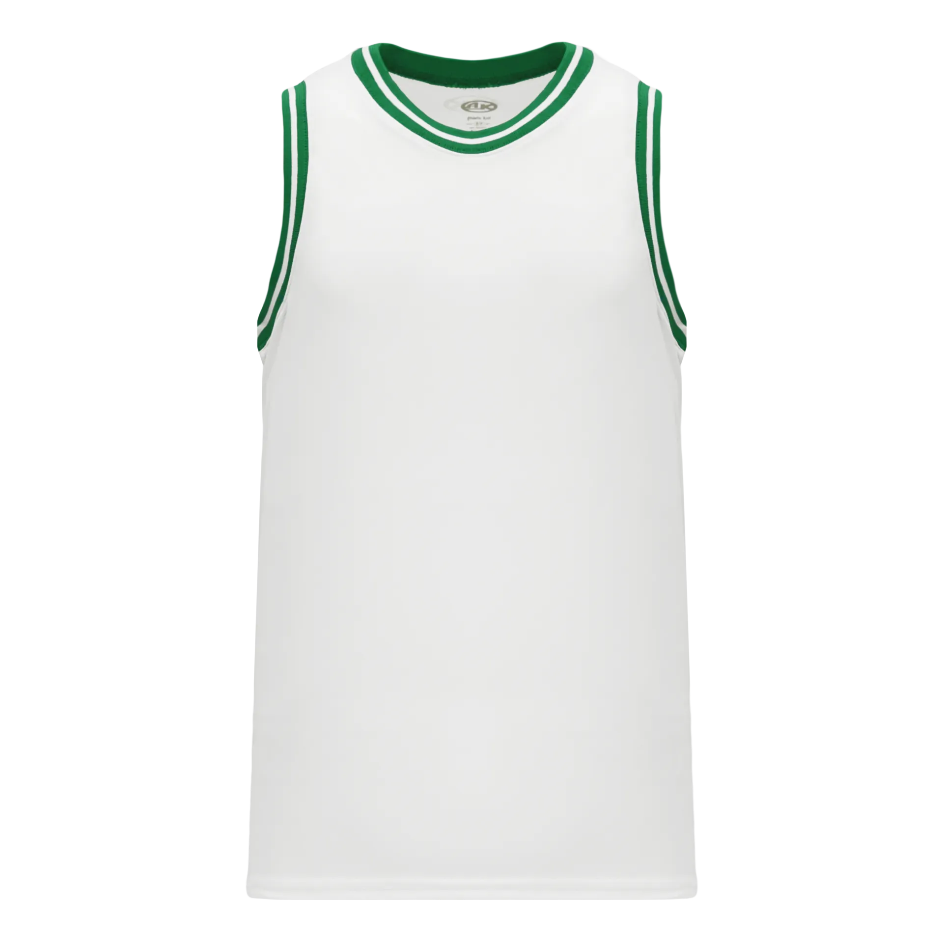 Athletic Knit (AK) B1710Y-211 Youth Boston Celtics White Green Pro Basketball Jersey