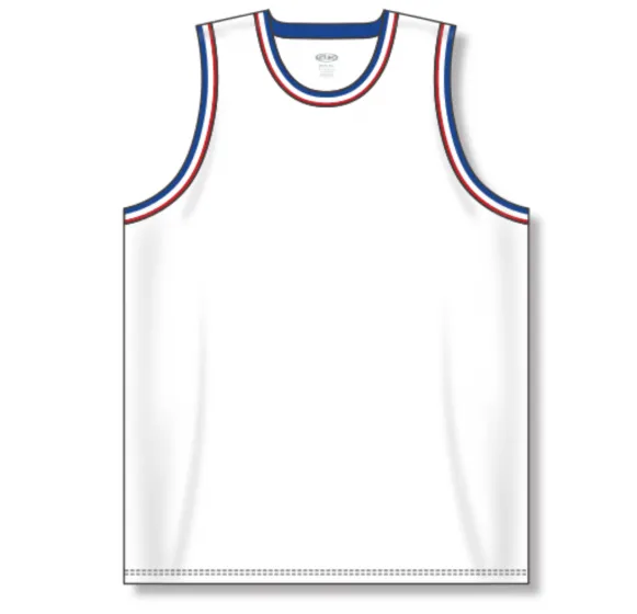 Athletic Knit (AK) B1710Y-335 Youth Detroit Pistons White Pro Basketball Jersey