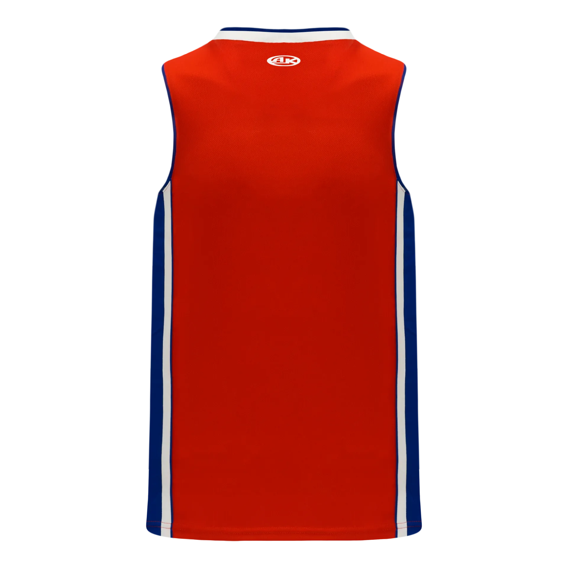 Athletic Knit (AK) B1715A-344 Adult Detroit Pistons Red Pro Basketball Jersey