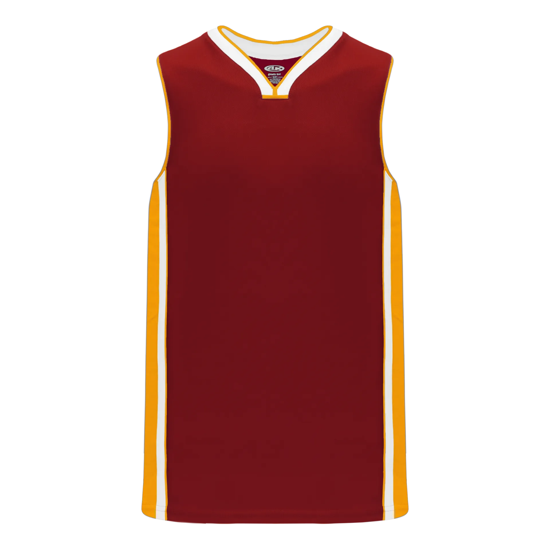 Athletic Knit (AK) B1715A-427 Adult Atlanta Hawks AV Red Pro Basketball Jersey