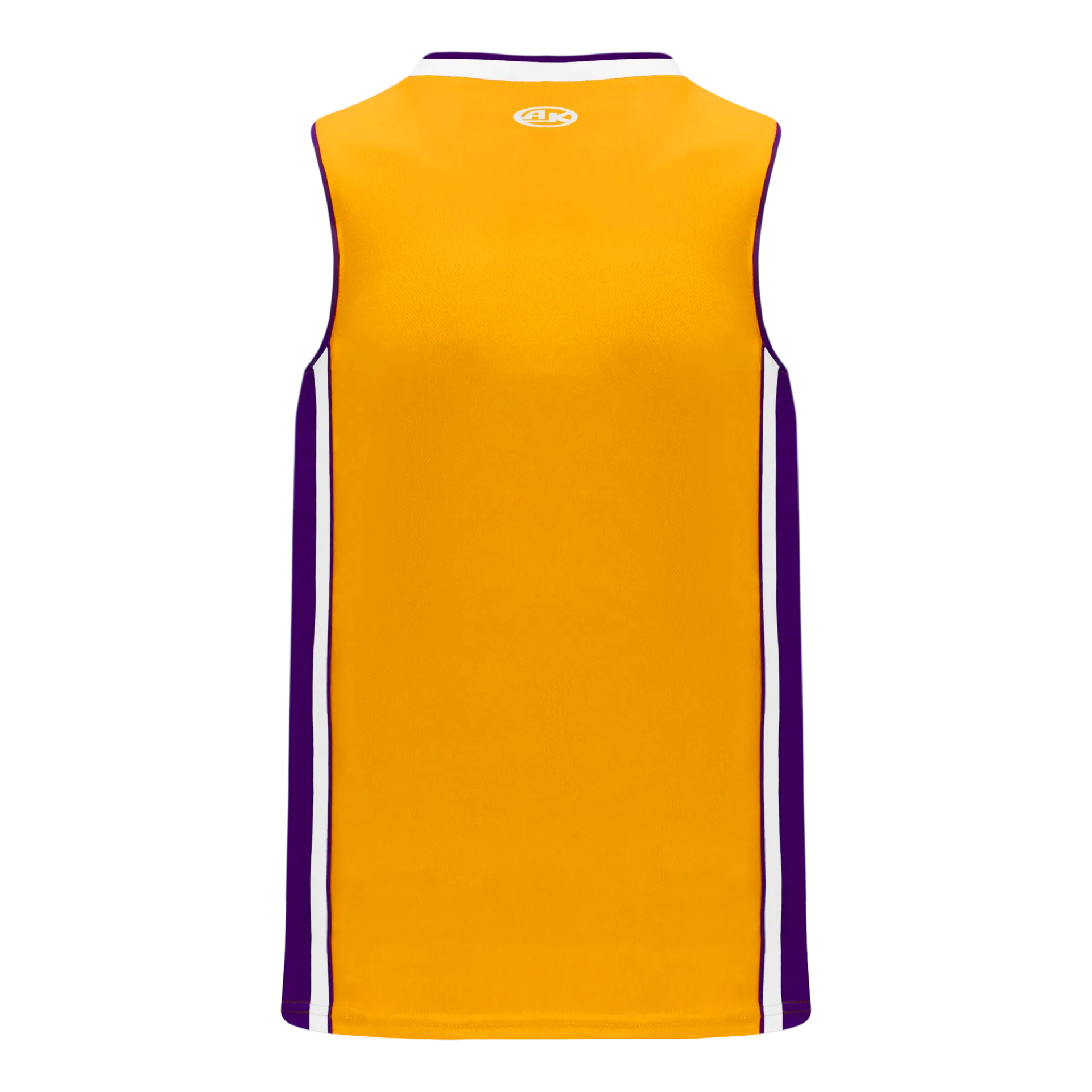 Athletic Knit (AK) B1715A-435 Adult LA Lakers Gold Pro Basketball Jersey