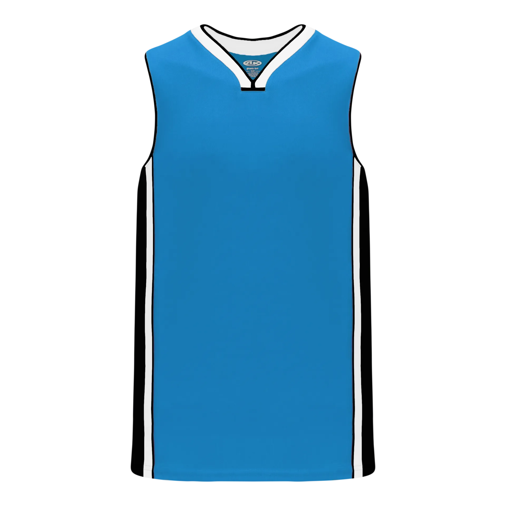 Athletic Knit (AK) B1715A-444 Adult Pro Blue/Black/White Pro Basketball Jersey