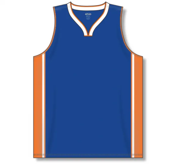 Athletic Knit (AK) B1715A-482 Adult New York Knicks Royal Blue Pro Basketball Jersey