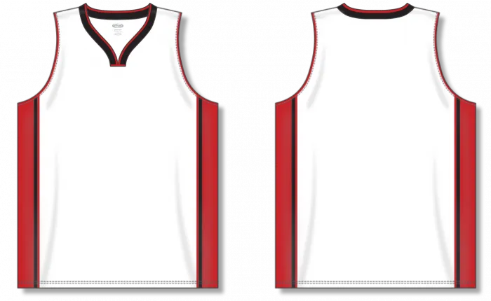 Athletic Knit (AK) B1715Y-415 Youth Chicago Bulls White Pro Basketball Jersey