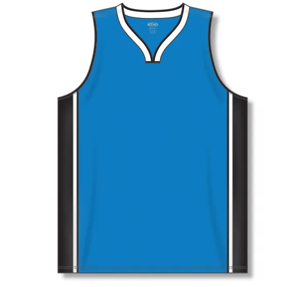 Athletic Knit (AK) B1715Y-444 Youth Pro Blue/Black/White Pro Basketball Jersey