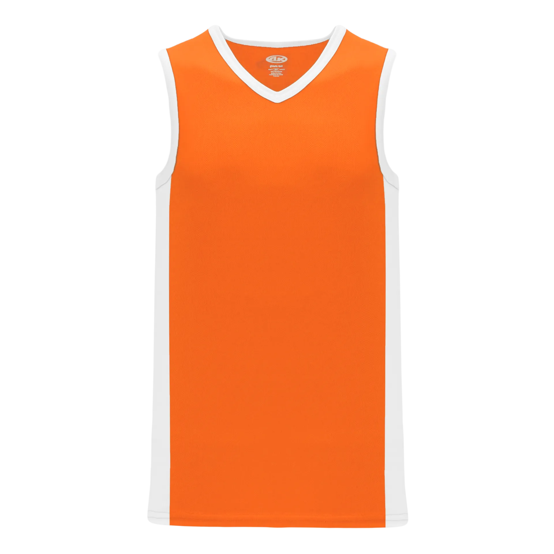 Athletic Knit (AK) B2115L-238 Ladies Orange/White Pro Basketball Jersey