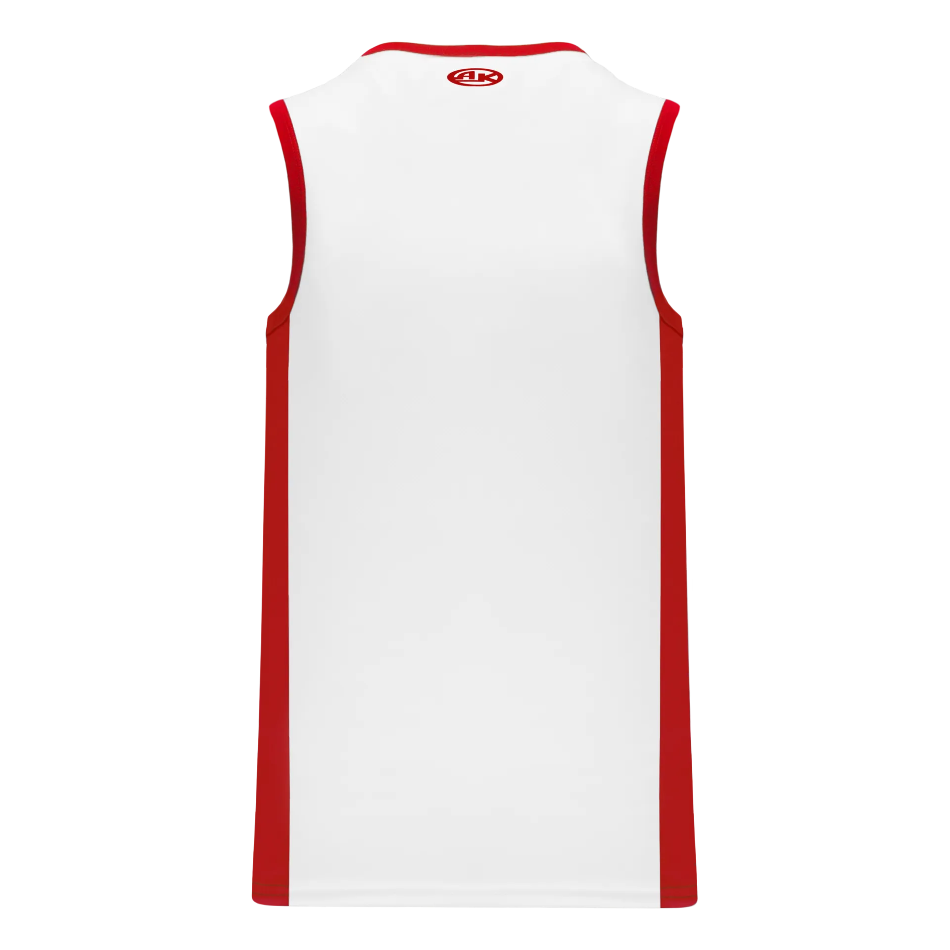Athletic Knit (AK) B2115Y-209 Youth White/Red Pro Basketball Jersey