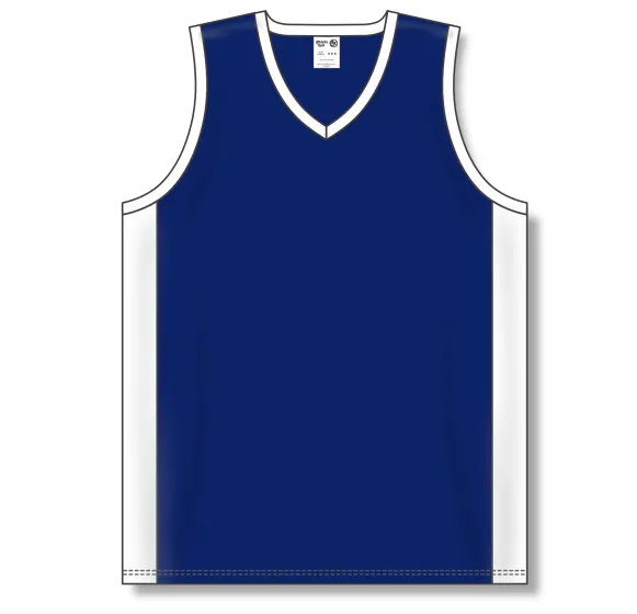 Athletic Knit (AK) B2115Y-216 Youth Navy/White Pro Basketball Jersey