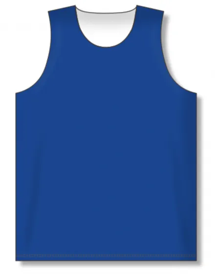 Athletic Knit (AK) BR1105A-206 Adult Royal Blue/White Reversible League Basketball Jersey