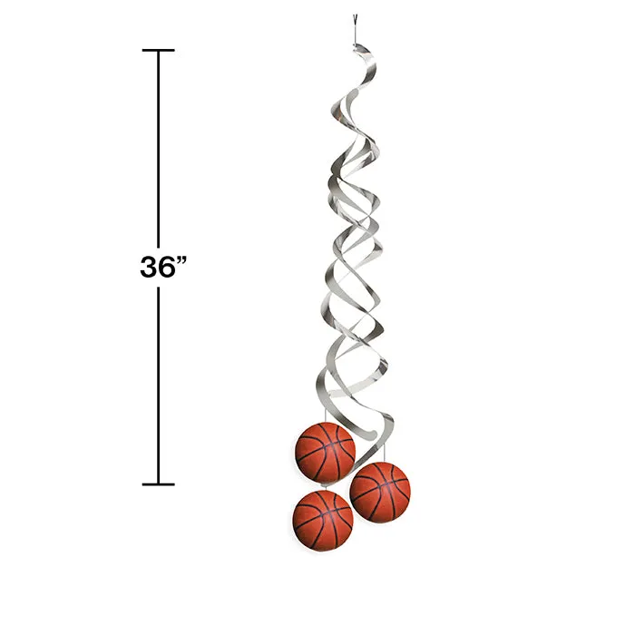 Basketball Deluxe Danglers (2/Pkg)
