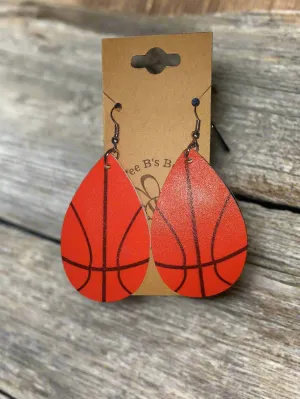 Basketball Earrings