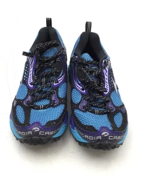 Brooks Women's Cascadia 6 Blue Running Athletic Shoes - Size 7.5