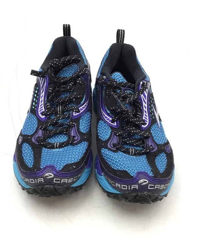 Brooks Women's Cascadia 6 Blue Running Athletic Shoes - Size 7.5