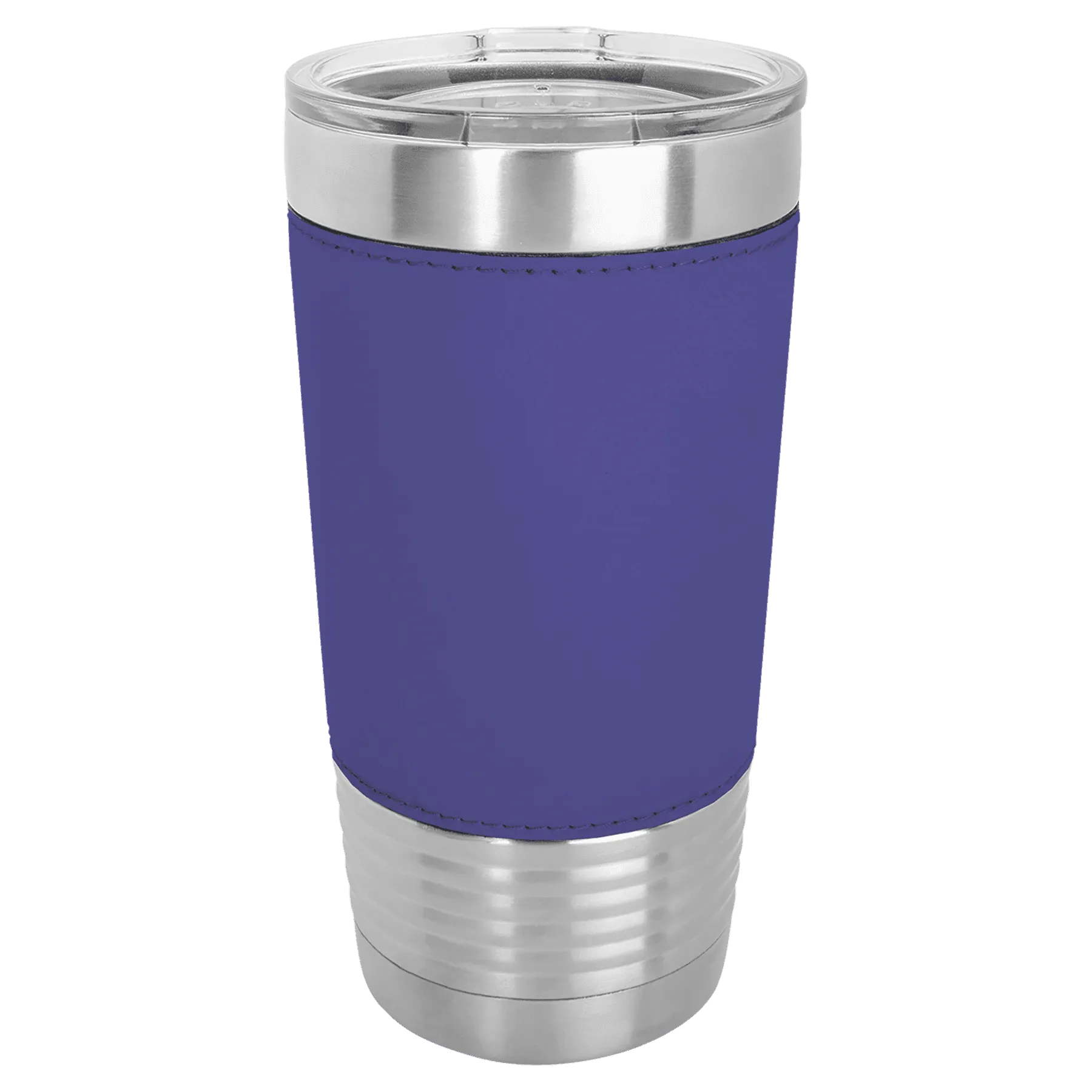 Case of 24 Blank 20 oz Faux Leather Tumbler, Insulated Stainless Steel   Lid