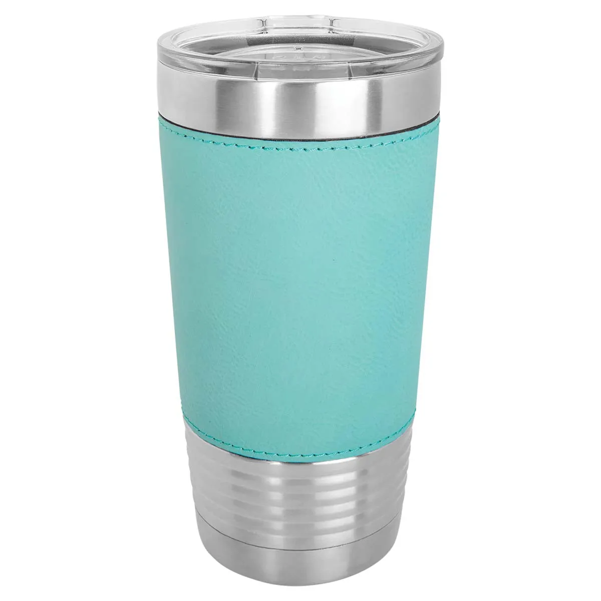 Case of 24 Blank 20 oz Faux Leather Tumbler, Insulated Stainless Steel   Lid