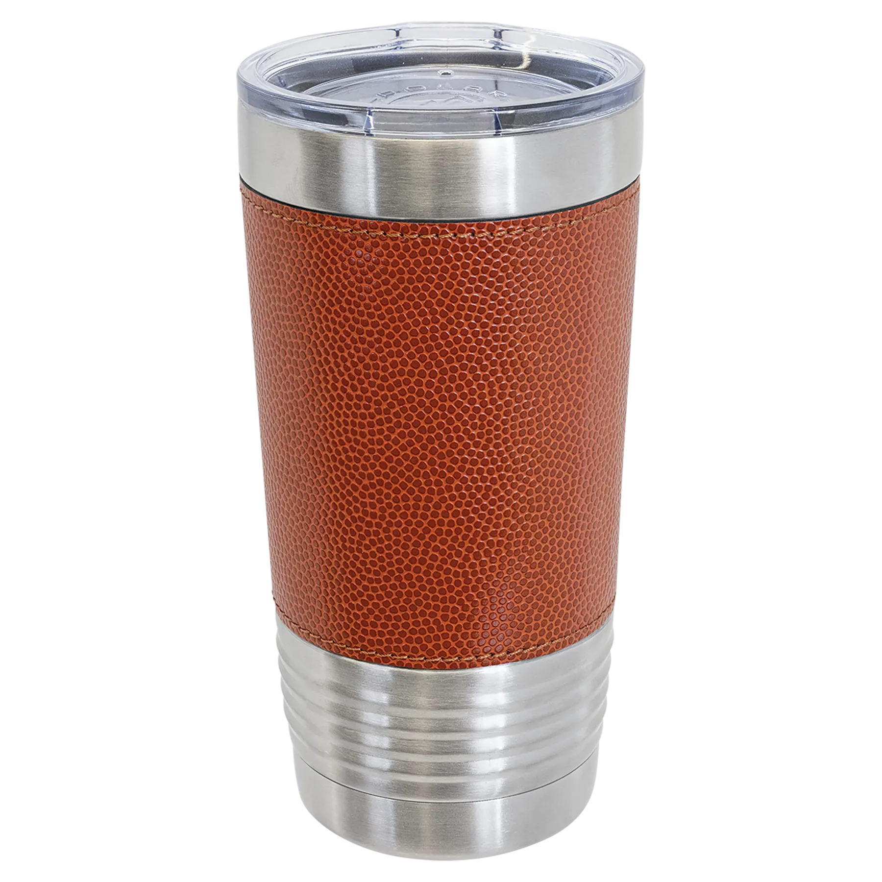 Case of 24 Blank 20 oz Faux Leather Tumbler, Insulated Stainless Steel   Lid