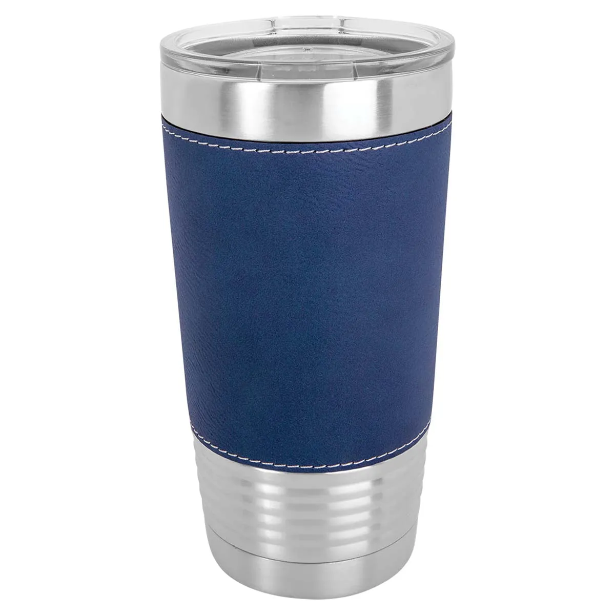 Case of 24 Blank 20 oz Faux Leather Tumbler, Insulated Stainless Steel   Lid