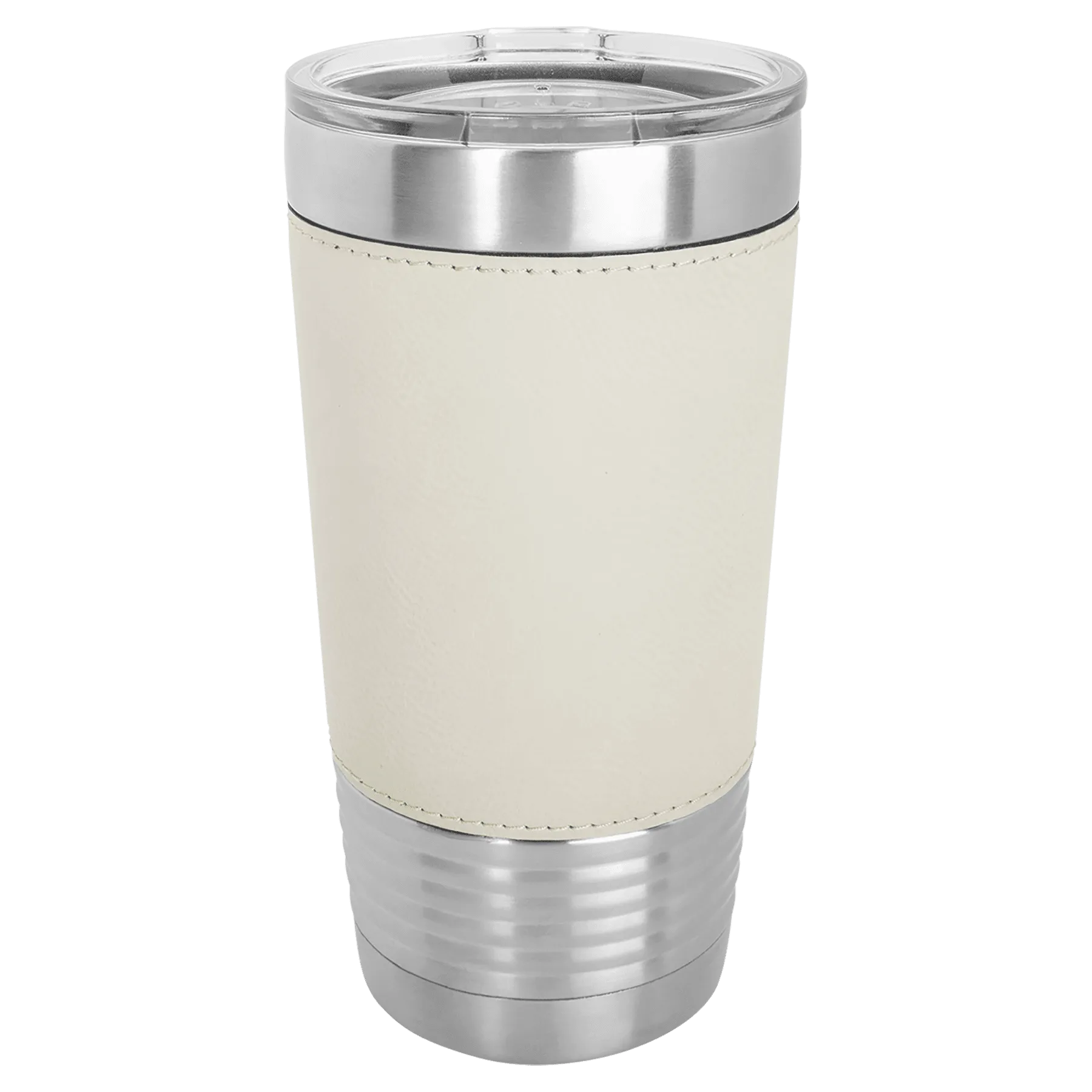 Case of 24 Blank 20 oz Faux Leather Tumbler, Insulated Stainless Steel   Lid