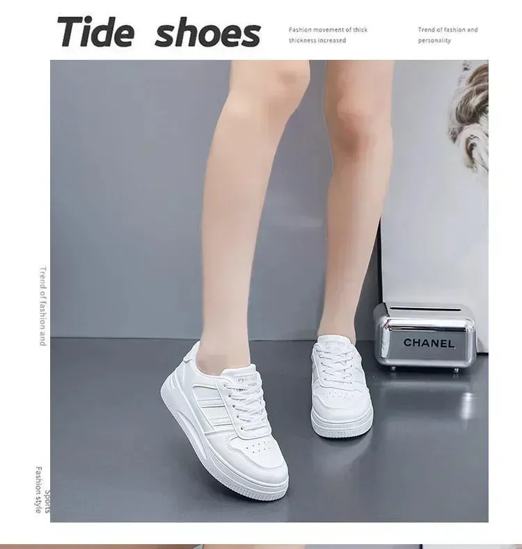 Casual Shoes Women Sports Shoes Wear-resistant and Breathable Female White Shoes Women Tennis Sneakers Lady Simple 2024 New