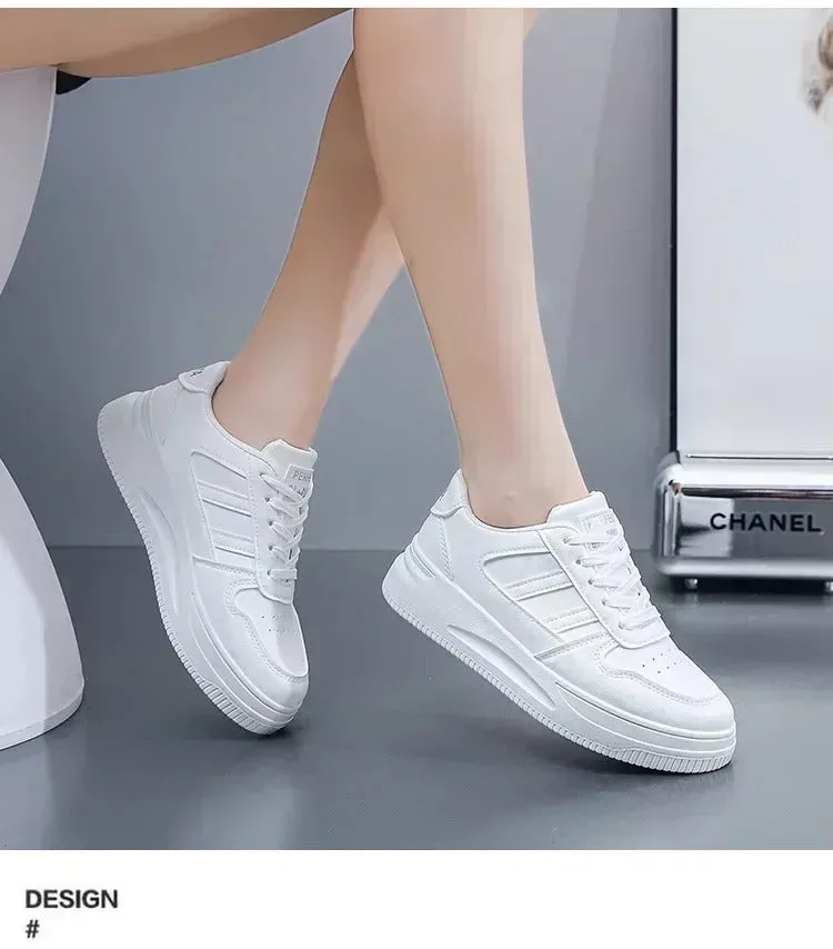 Casual Shoes Women Sports Shoes Wear-resistant and Breathable Female White Shoes Women Tennis Sneakers Lady Simple 2024 New