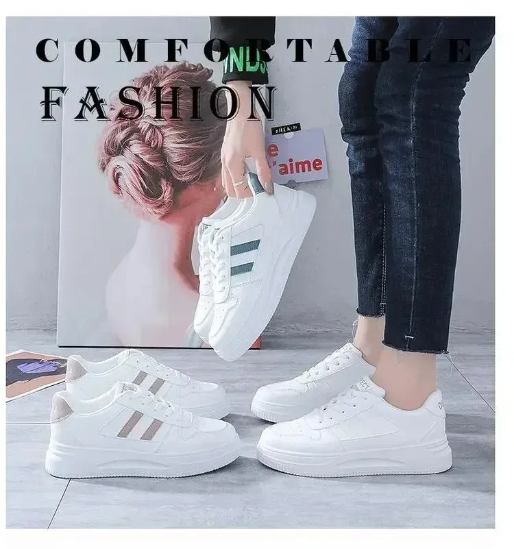 Casual Shoes Women Sports Shoes Wear-resistant and Breathable Female White Shoes Women Tennis Sneakers Lady Simple 2024 New