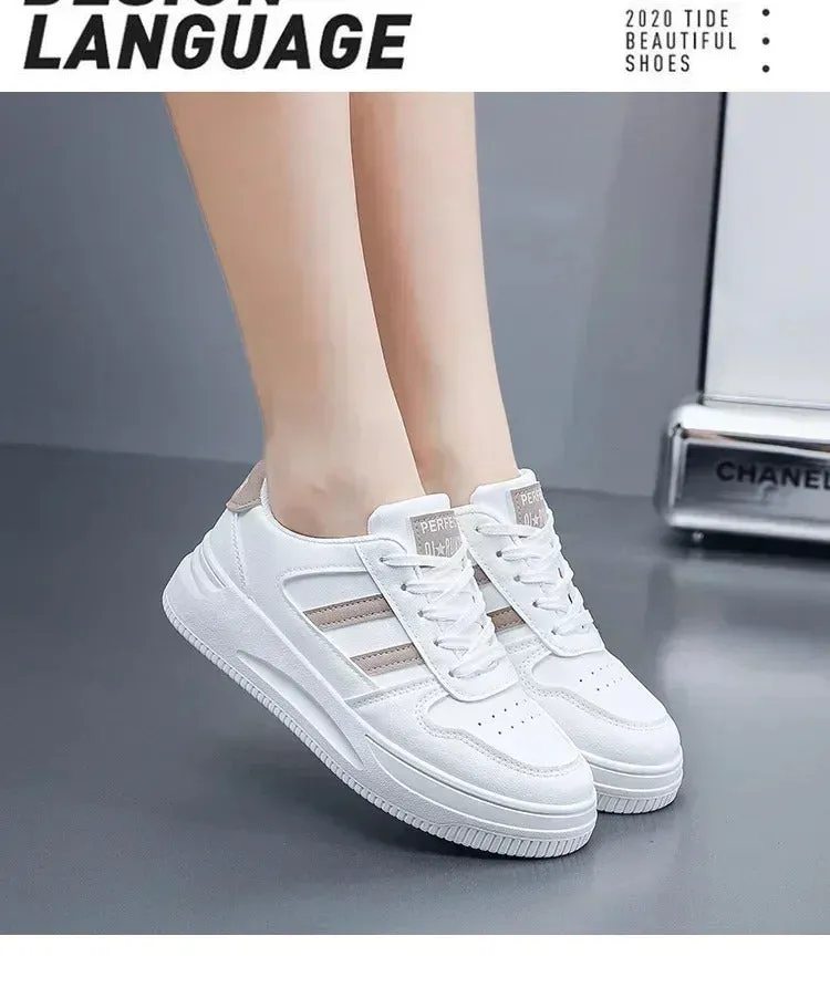 Casual Shoes Women Sports Shoes Wear-resistant and Breathable Female White Shoes Women Tennis Sneakers Lady Simple 2024 New