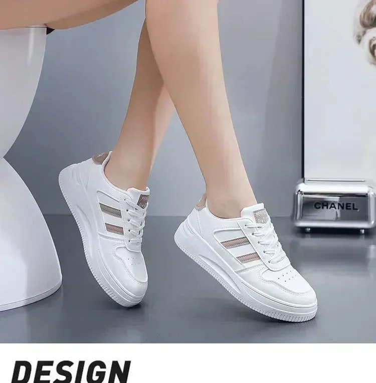 Casual Shoes Women Sports Shoes Wear-resistant and Breathable Female White Shoes Women Tennis Sneakers Lady Simple 2024 New