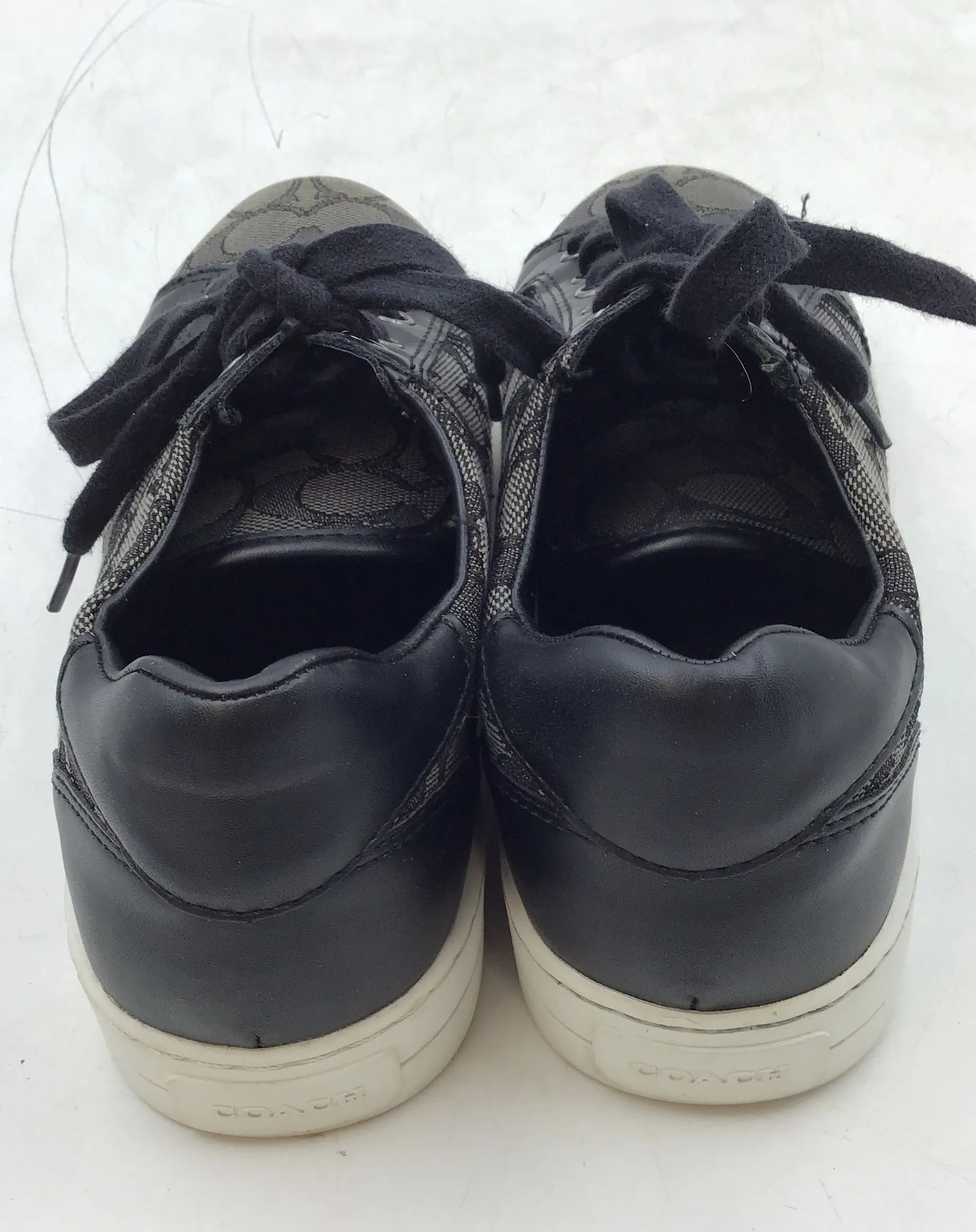 Coach Women's Paddy A01922 Gray Signature Print Athletic Shoes - Size 8.5 B