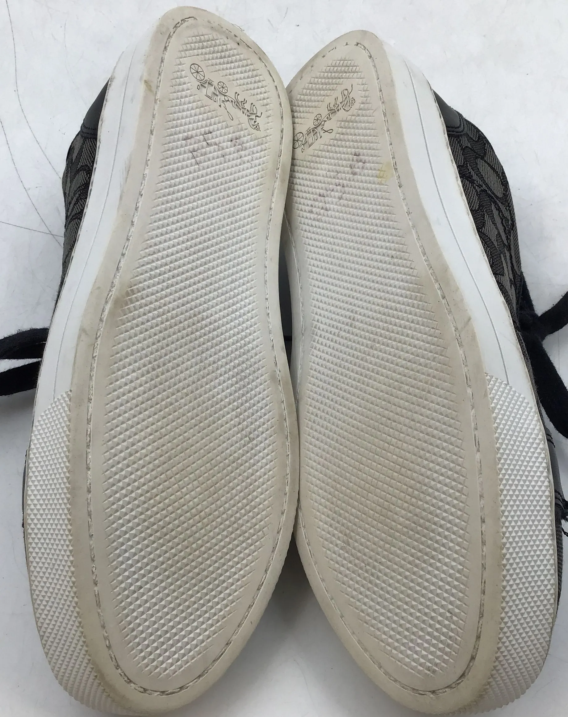 Coach Women's Paddy A01922 Gray Signature Print Athletic Shoes - Size 8.5 B