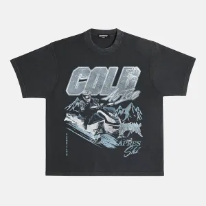 Cold as Ice Heavyweight T-shirt- Black