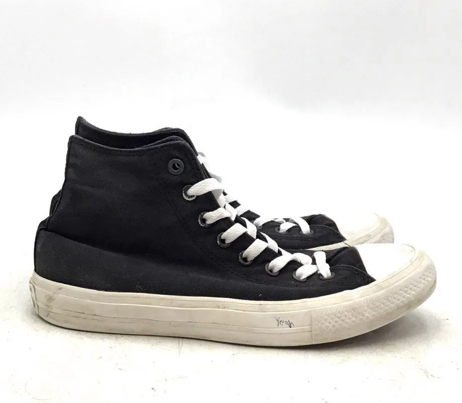 Converse Men's Chuck Taylor II Hi 150143C Black Athletic Shoes - Size 8.5