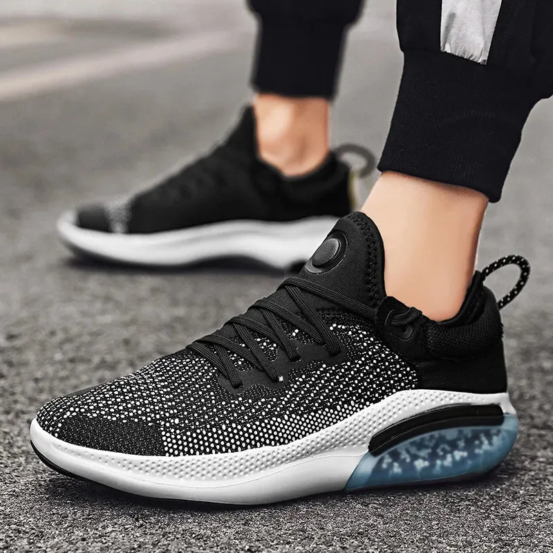 Couple Running Shoes, Summer Mesh Breathable Lightweight Sneakers for Men and Women