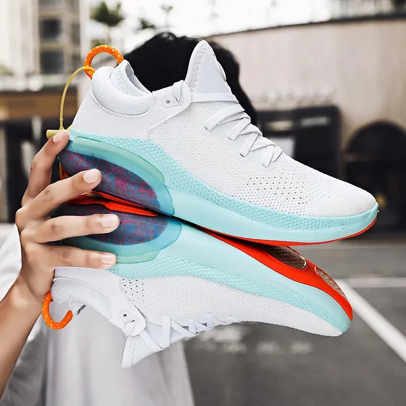Couple Running Shoes, Summer Mesh Breathable Lightweight Sneakers for Men and Women