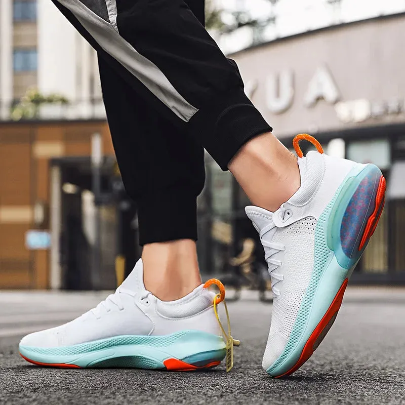 Couple Running Shoes, Summer Mesh Breathable Lightweight Sneakers for Men and Women