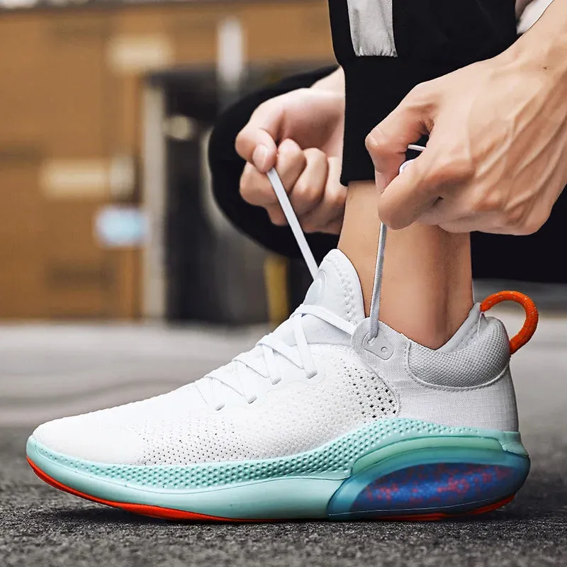 Couple Running Shoes, Summer Mesh Breathable Lightweight Sneakers for Men and Women