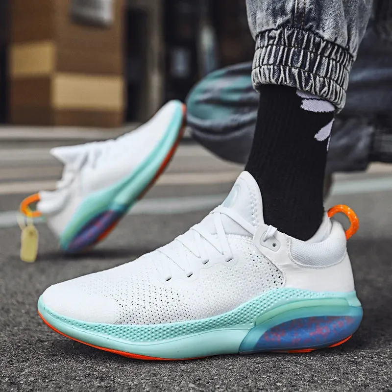 Couple Running Shoes, Summer Mesh Breathable Lightweight Sneakers for Men and Women